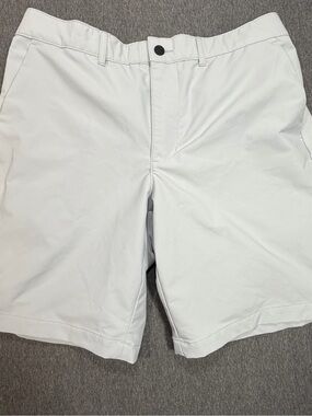 Gerry Mens Tech Shorts, Light Gray, Size 34 Elastic Waistband